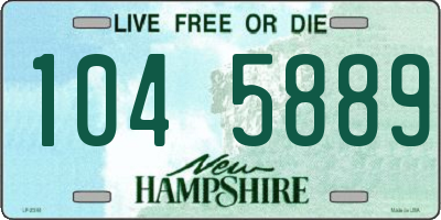 NH license plate 1045889