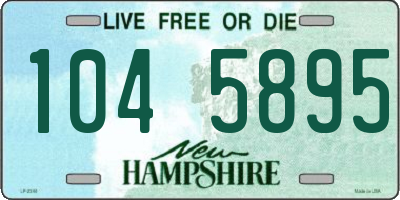 NH license plate 1045895