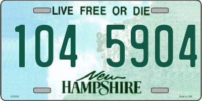 NH license plate 1045904