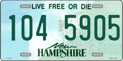 NH license plate 1045905