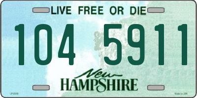 NH license plate 1045911