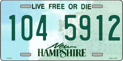 NH license plate 1045912