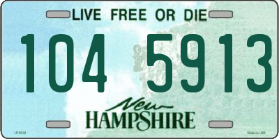 NH license plate 1045913