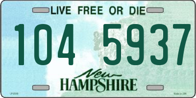 NH license plate 1045937