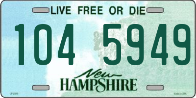 NH license plate 1045949