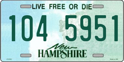 NH license plate 1045951