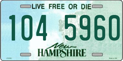 NH license plate 1045960