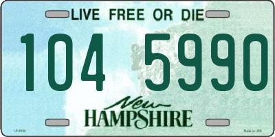 NH license plate 1045990