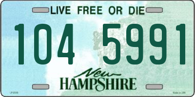 NH license plate 1045991
