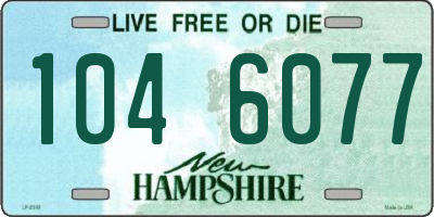 NH license plate 1046077