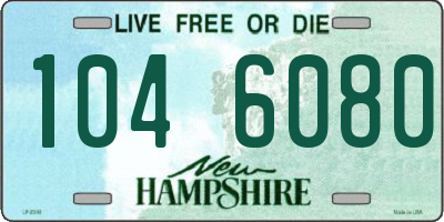 NH license plate 1046080