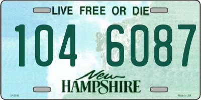 NH license plate 1046087