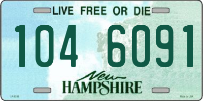 NH license plate 1046091