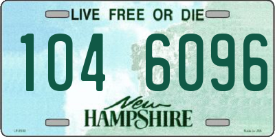NH license plate 1046096