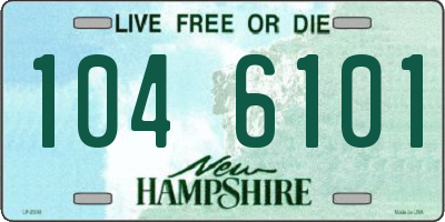 NH license plate 1046101