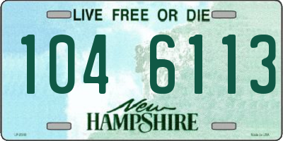 NH license plate 1046113