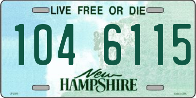 NH license plate 1046115