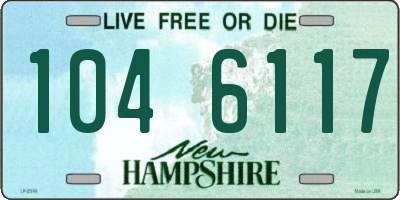 NH license plate 1046117