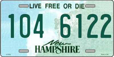 NH license plate 1046122