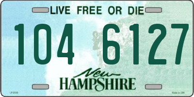 NH license plate 1046127