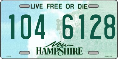 NH license plate 1046128