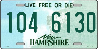 NH license plate 1046130