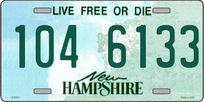 NH license plate 1046133