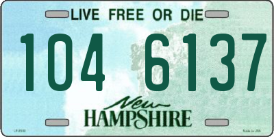 NH license plate 1046137
