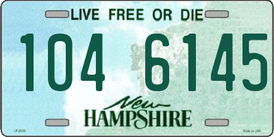NH license plate 1046145