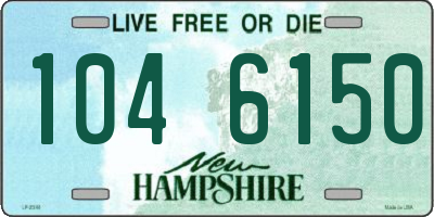 NH license plate 1046150