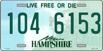 NH license plate 1046153