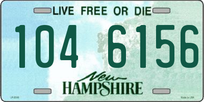 NH license plate 1046156