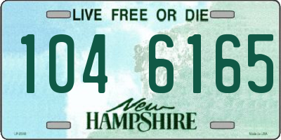 NH license plate 1046165