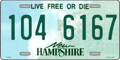 NH license plate 1046167