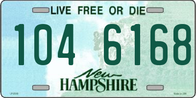 NH license plate 1046168