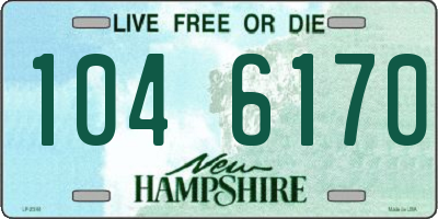 NH license plate 1046170