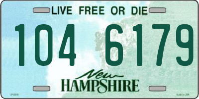 NH license plate 1046179