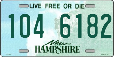 NH license plate 1046182