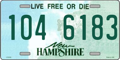 NH license plate 1046183