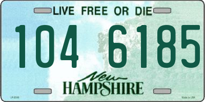 NH license plate 1046185