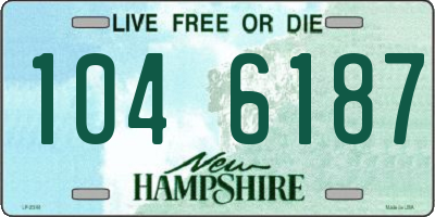 NH license plate 1046187