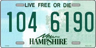 NH license plate 1046190
