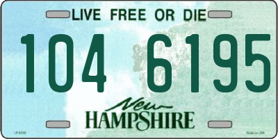 NH license plate 1046195