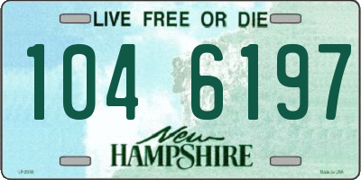 NH license plate 1046197