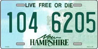 NH license plate 1046205