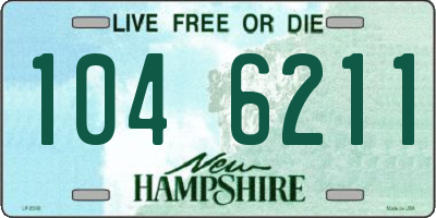 NH license plate 1046211