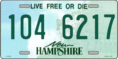 NH license plate 1046217