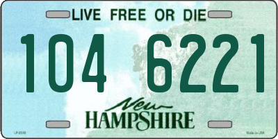 NH license plate 1046221