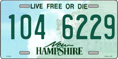 NH license plate 1046229