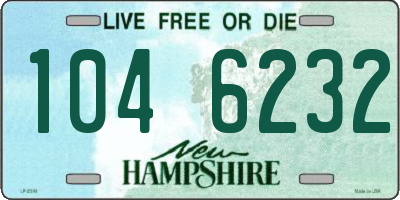 NH license plate 1046232